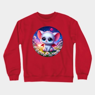 Cute Chibi Bat Girl Crewneck Sweatshirt